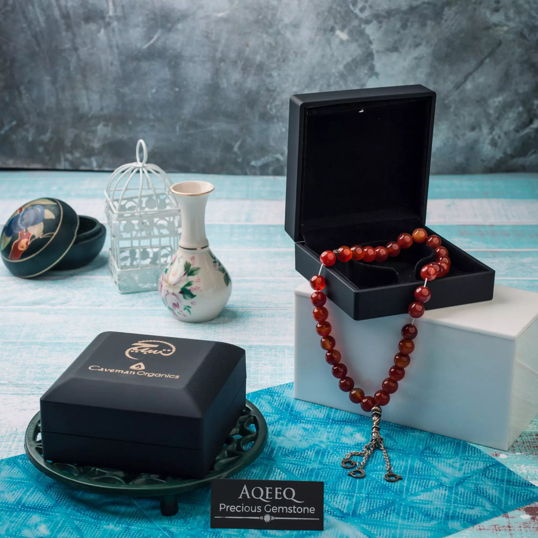 Red Aqeeq Tasbih
